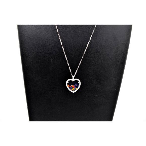 Catherine Weitzman Dried Flowers Pendant Necklace - Picture 2 of 3